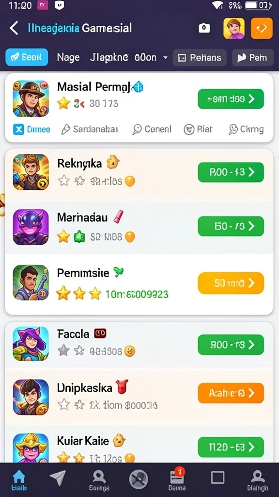 aakasino - Antarmuka pengguna yang intuitif dan mudah dinavigasi.