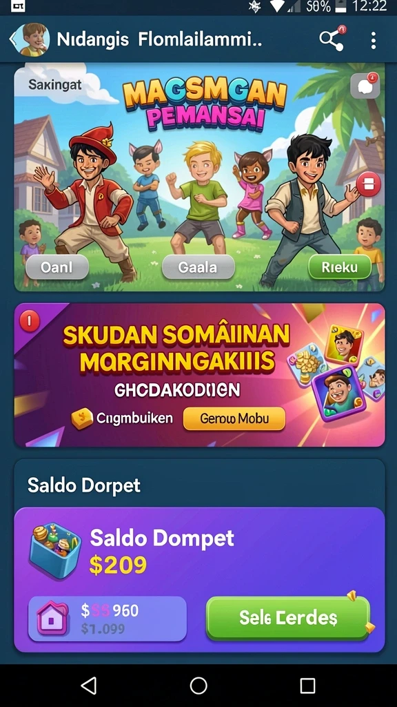 luckyrp - Tampilan antarmuka yang menarik dan mudah digunakan.