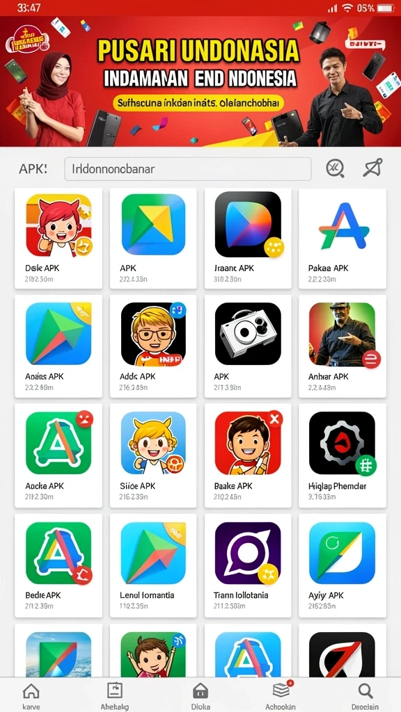 watitoto - Tampilan antarmuka yang menarik dan user-friendly.